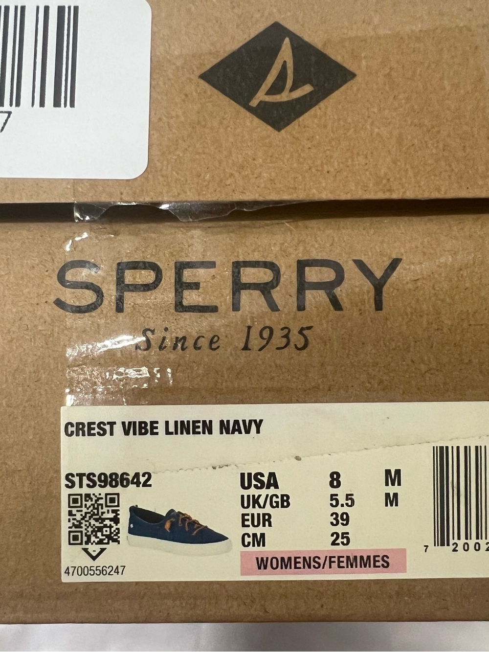 Sperry Women's Crest Vibe Sneakers Size 8 (UK 5.5) *NEW* - Picture 6 of 6